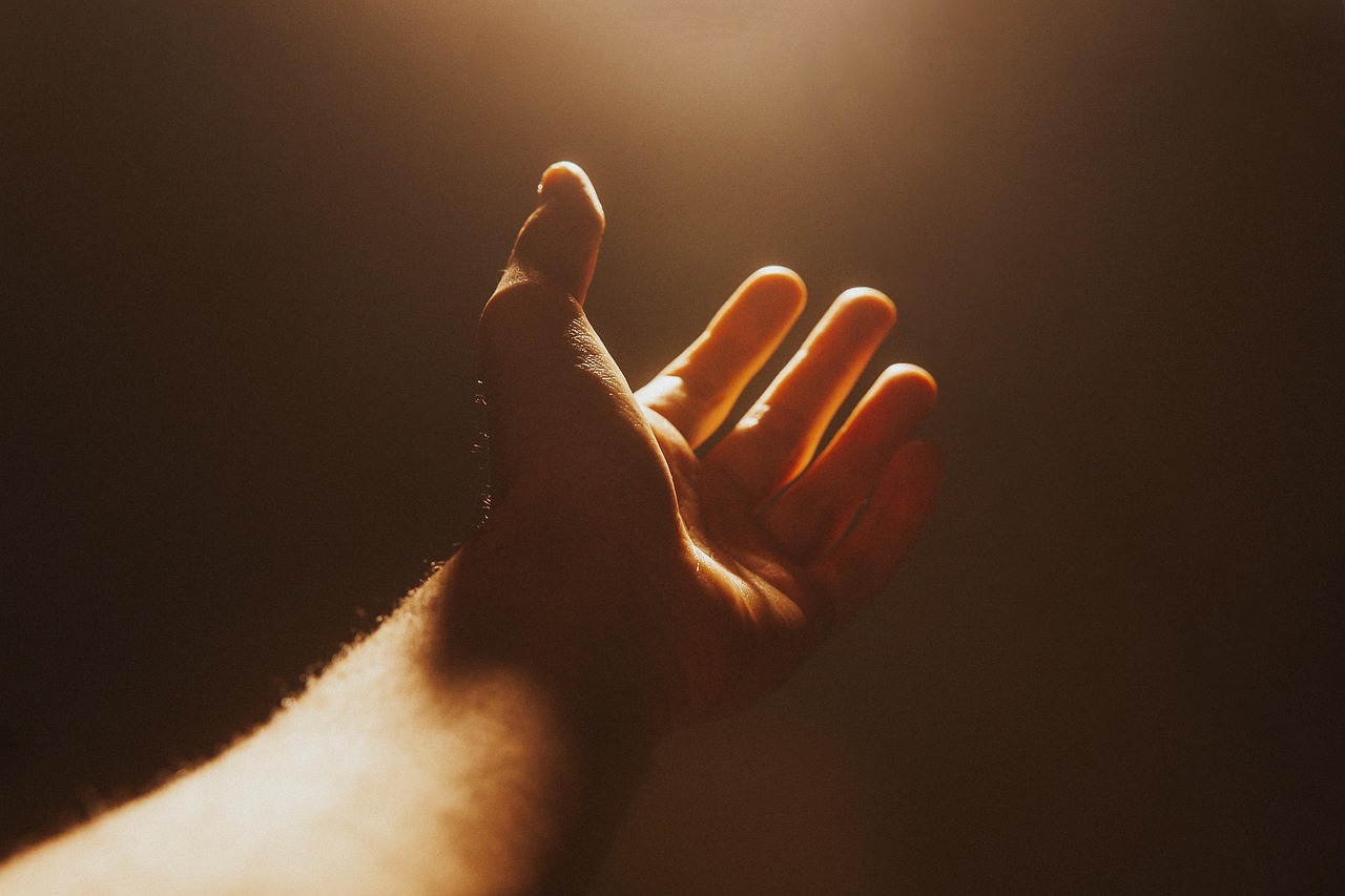 church worship hands raised
